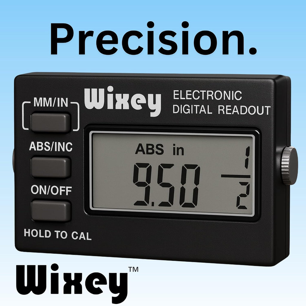 Wixey Saw Fence Digital Readout – Easy-to-Read Accurate Table Saw Fence Upgrade - Durable Digital Dial Indicator - Perfect Precision Measuring Tools for Woodworking Projects