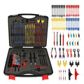 104PCS Automotive Circuit Test Leads Kit Electrical Breakout Leads Automotive Kit Multi Function Auto Diagnostic Tools Multimeter Test Leads Kit with Black Carrying Case