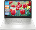 HP 2024 Stream 14 inch Laptop for Students and Business, Silver Laptop 4GB RAM + 128GB eMMC Storage, 1-Year Office 365, ‎Intel Celeron N4120, Intel UHD Graphics, Win 11 S