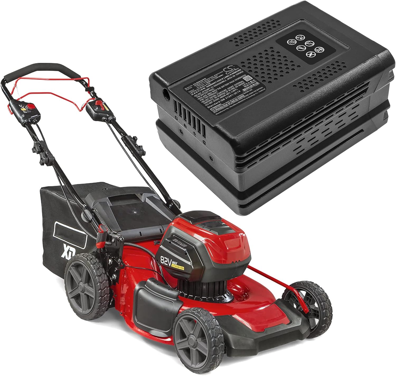 Battery Replacement for Briggs & Stratton BSB2AH82,BSB4AH82,BSB5AH82 Snapper XD 82V MAX Cordless Electric Self-Propelled Utility Cart,Snapper XD 82V MAX Cordless Electric 19' Push Lawn Mowe