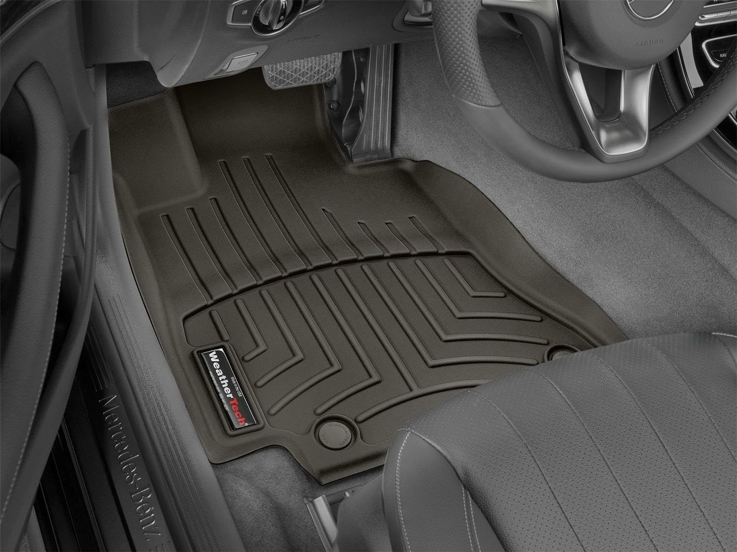 WeatherTech Custom Fit FloorLiners for Toyota Corolla Cross, Corolla Cross, 1st Row (4717071), Cocoa
