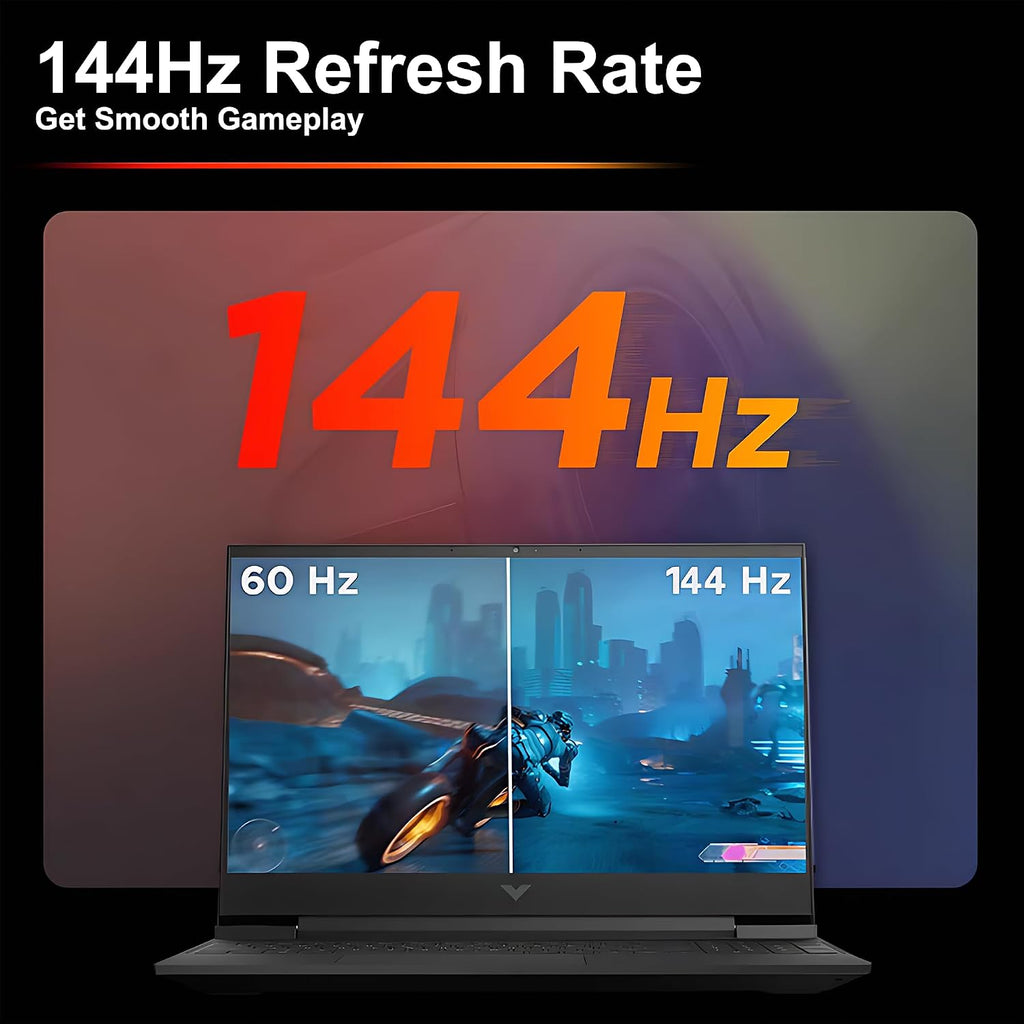 HP Victus 15 Gaming Laptop 15.6' FHD IPS 144Hz Intel 8-core i5-13420H (>i7-12650H) 16GB DDR4 2TB SSD GeForce RTX 3050 Backlit USB-C DTS:X Ultra Wi-Fi6 Win11Pro ICP Hub