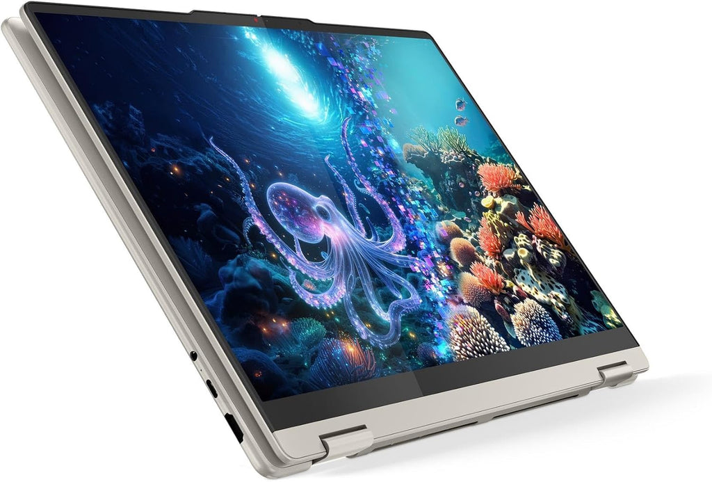 Lenovo Yoga 7 2-in-1 16' WUXGA (1920x1200) IPS Touchscreen Laptop 2025 New | AMD Ryzen AI 5 340 6-Core | AMD Radeon 840M Graphics | Backlit Keyboard | FP | Wi-Fi 7 | 16GB LPDDR5 1TB SSD | Win11 Home