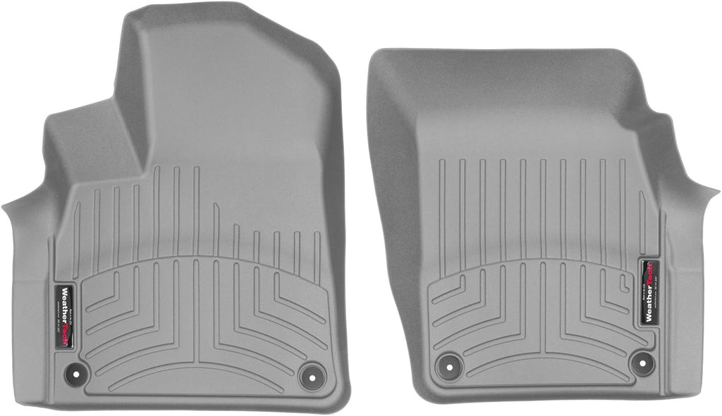 WeatherTech Custom Fit FloorLiners for Audi SQ7, Q7, SQ8-1st Row (468871), Grey