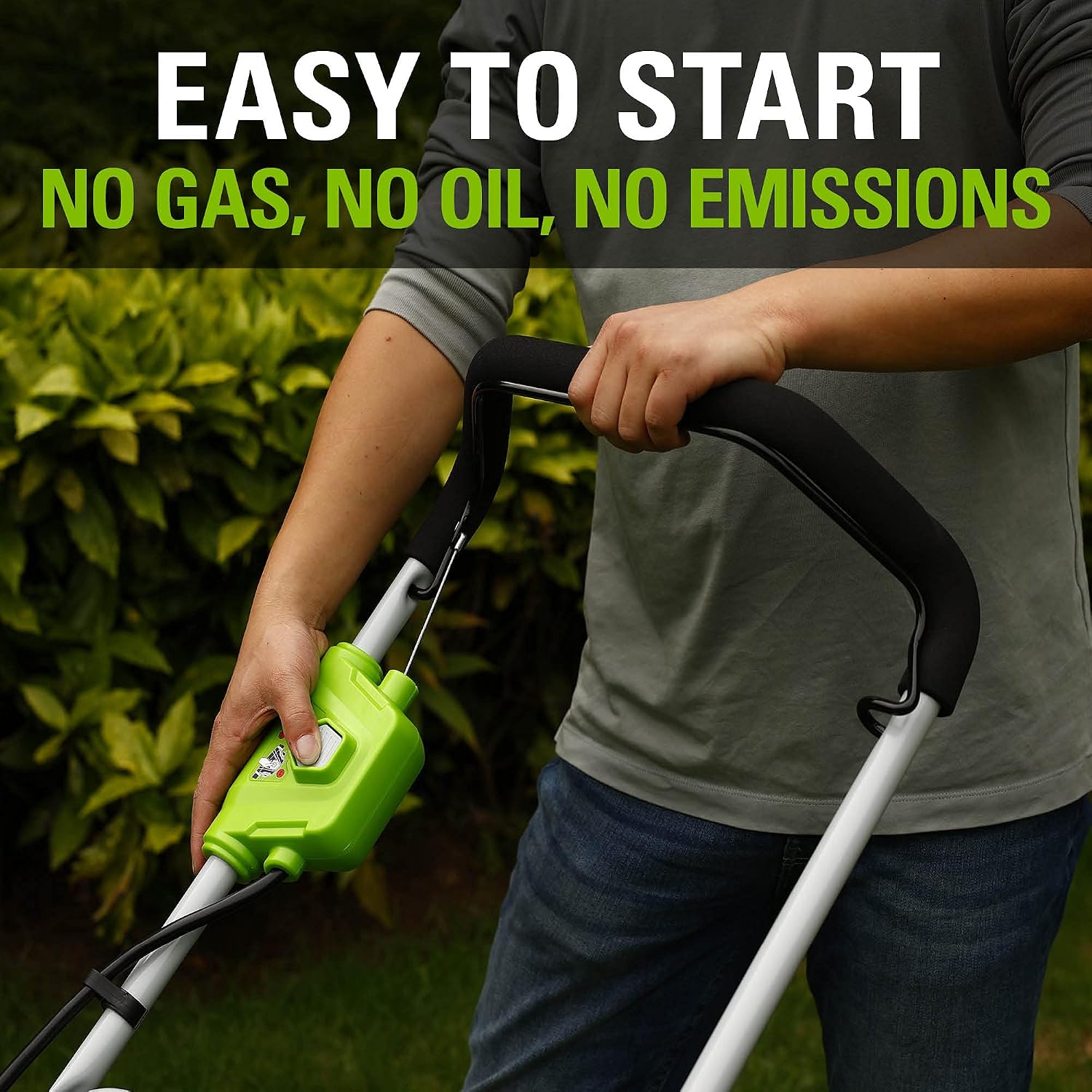 Greenworks 40V 17 inch Cordless Lawn Mower,Tool Only, MO40B01