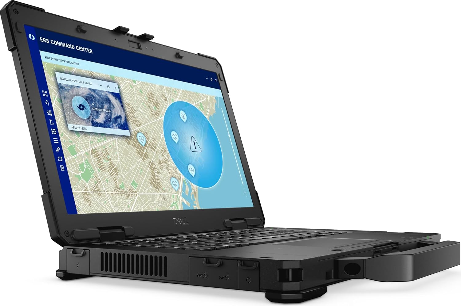 Dell Pro Rugged 14' FHD Laptop – Intel Core Ultra 5 135U 12-Core Processor, 64GB DDR5 RAM, 2TB NVMe SSD, AI Boost, Intel Graphics, Backlit Keyboard, Webcam, Windows 11 Pro