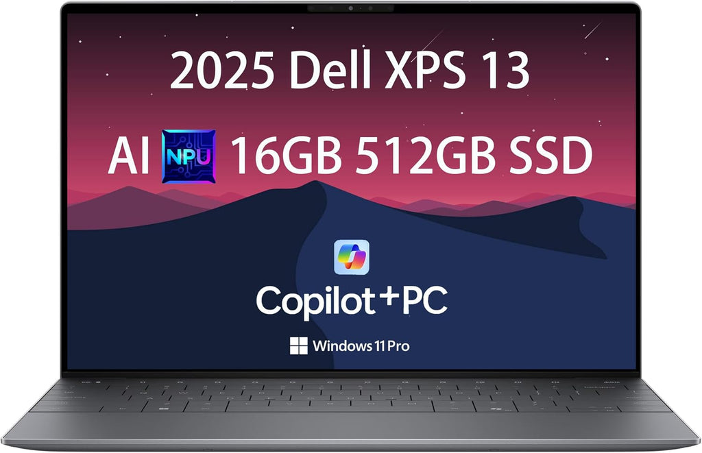 Dell XPS 13 9345 Laptop, Copilot+ AI PC (13.4' FHD+ 120Hz, Snapdragon X Plus (> Intel i7-1355U), 16GB 8448MT/s RAM, 512GB SSD) Long Battery Life, IR Webcam, Fingerprint, Wi-Fi 7, Win 11 Pro (Renewed)