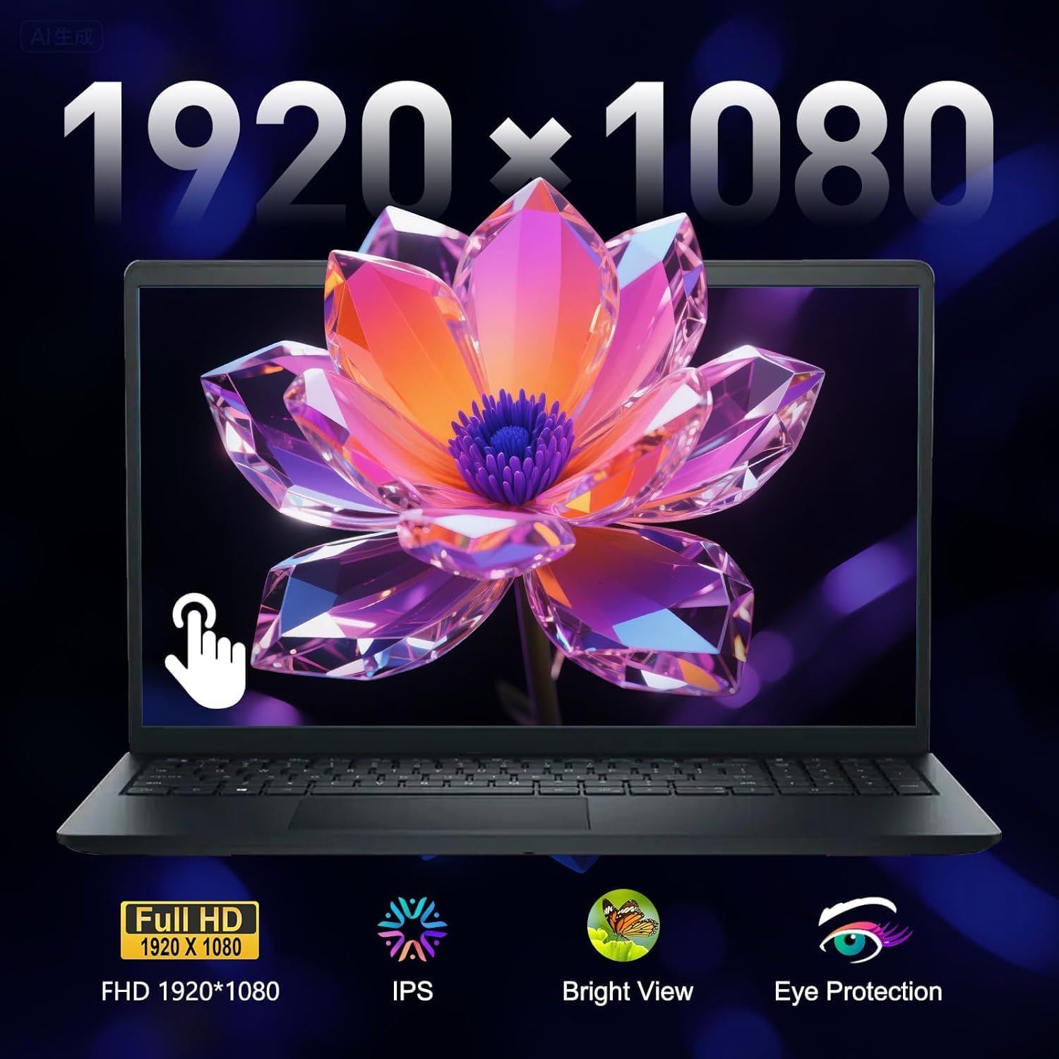 Dell Inspiron 15.6' FHD Touchscreen Laptop, 13th Gen Intel Core i5 (Beat i7-1250U), 32GB RAM, 1.5TB Storage (1TB PCIe SSD + 512GB External), Anti-Glare, Win 11 with MS Office, Long Battery Life