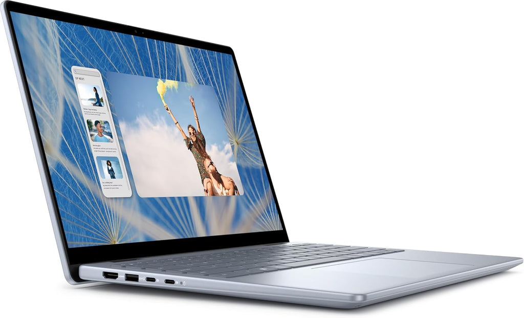 Dell Inspiron 14 2-in-1 Personal Laptop, 2025, 14' 1920 x 1200 Touch IPS, AMD Ryzen 5 8640HS 6-Core, 16GB DDR5, 512GB SSD, Win11 Home, Backlit Keyboard, Wi-Fi 6E, BT 5.2, 1080p FHD Camera, Ice Blue