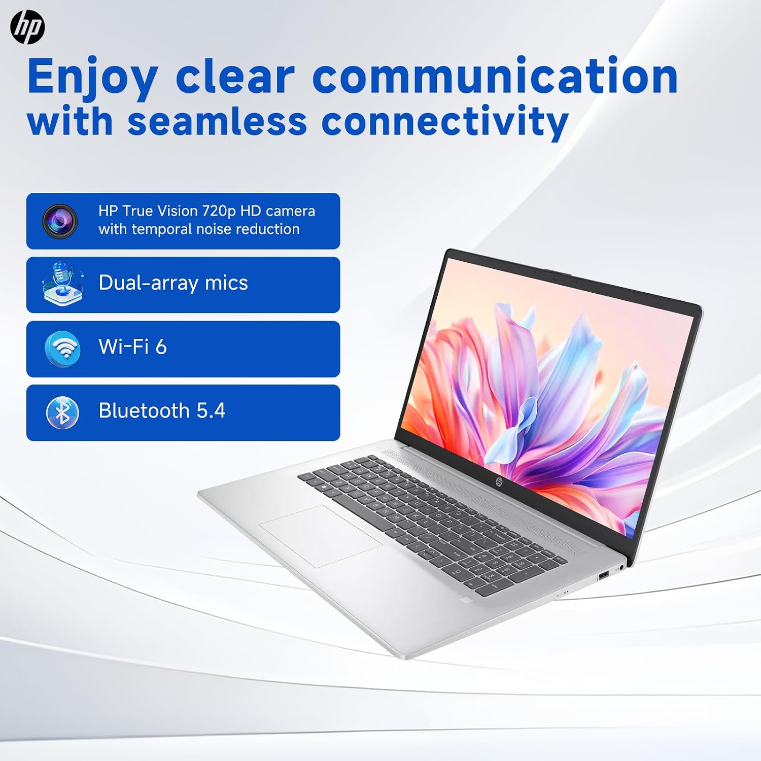 HP 17 inch Laptop, Intel 10-Core i5-1334U, 17.3' HD+ Anti-Glare Display, 64GB RAM, 2TB SSD, Backlit Keyboard, Fingerprint Reader, Windows 11 Pro, Wi-Fi 6, for Business Student, REDRAGON Accessories