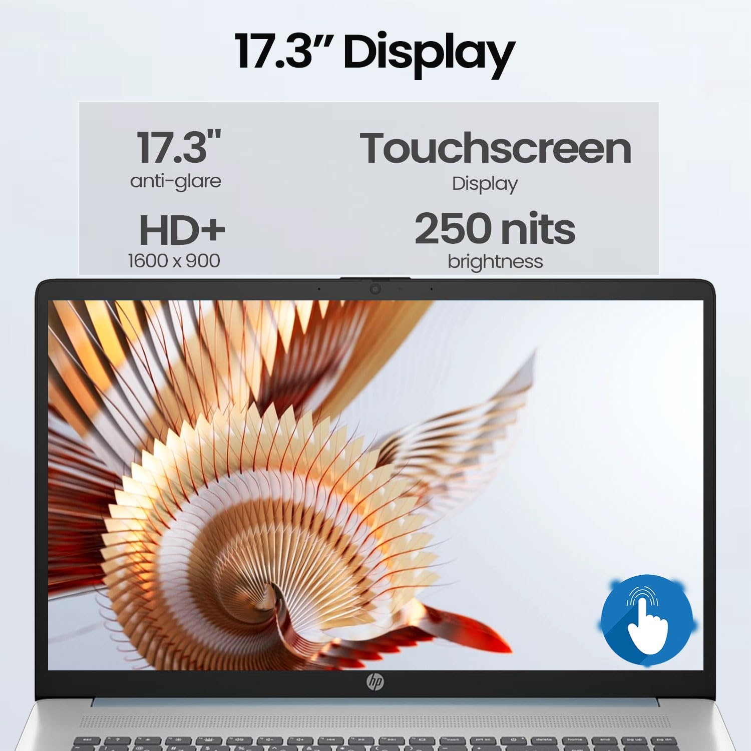 HP Newest Notebook Laptop, 15.6' HD Touchscreen, AMD Ryzen 3 3250U Processor, 6GB DDR4 RAM, 3TB PCIe NVMe SSD, Media Card Reader, Wi-Fi, Bluetooth, Windows 11 Home, Silver