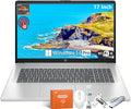 HP 17 Laptop Computer, 17.3' HD+ Touchscreen (1600x900), AMD Ryzen 5 7430U (6-Core), 32 GB RAM, 2 TB SSD, AMD Radeon Graphics, Wi-Fi 6, Bluetooth 5.4, HD Webcam, Fast Charge, Copilot Key, Win 11 Pro