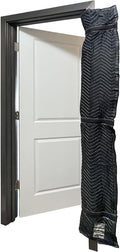 US Cargo Control Quilted Door Jamb Protector Pads 72' x 24' (12-Pack), Door Frame Cover with Metal Flex Loop Rings, Cotton/Polyester Quilted Furniture Pads for Moving, Reusable