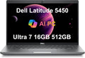 Dell Latitude 5450 5000 Business Laptop (14' FHD, Intel 12-Core Ultra 7 155U, 16GB DDR5 RAM, 512GB SSD), 1080p IR Webcam, 2x Thunderbolt 4, Fingerprint, Ethernet, Win 11 Pro, Durable Premium for Work