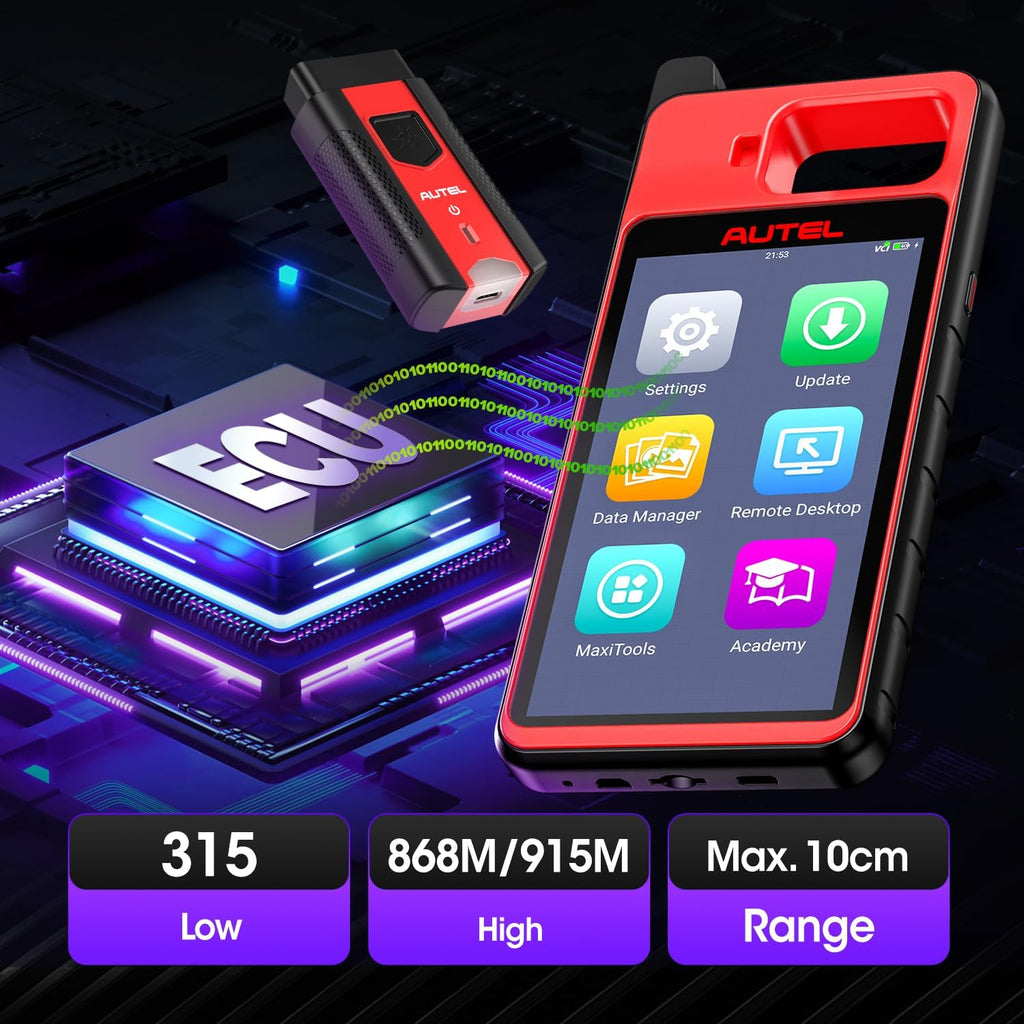 Autel Scanner MaxiIM KM100 (X), 2026 Car Diagnostic Scan Tool, OBD-Learn for 99% Cars, Lifetime Free Update, IM508S IM608 PRO II Lite Model, 2.0 Hardware for Home Mechanics & DIYers (KM Series 100)