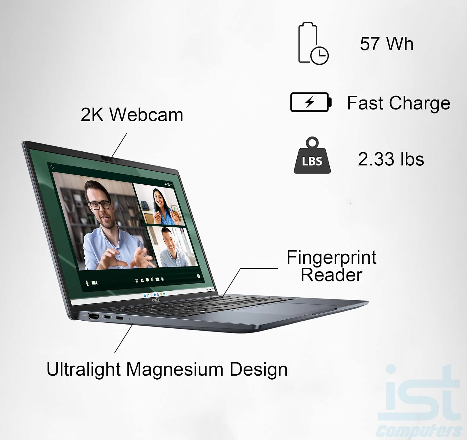 Dell Latitude 7450 7000 Ultralight Business AI PC Laptop (14' QHD+ Touchscreen, Intel 12-Core Ultra 7 165U (> i7-1355U), 16GB DDR5, 512GB SSD), Only 2.33 lb, Blue Magnesium, Thunderbolt 4, Win 11 Pro