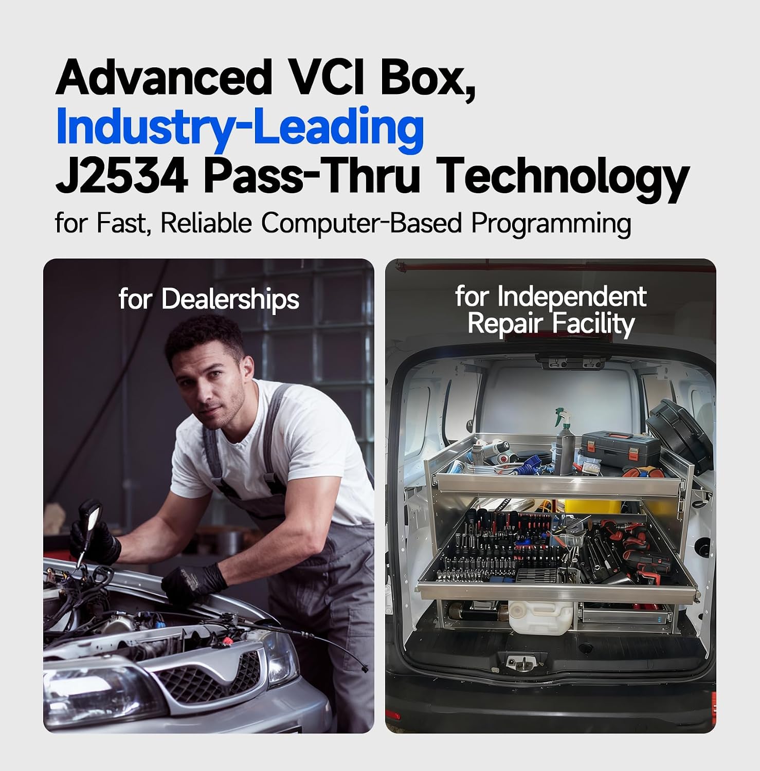 TOPDON RLink J2534 Reprogramming Tool, High-Speed J2534 Pass-Thru Programmer, OEM Reprogramming and Diagnostic Tool, Supports J2534/D-PDU/CAN-FD/DoIP, 17+ Vehicle Brands Supported