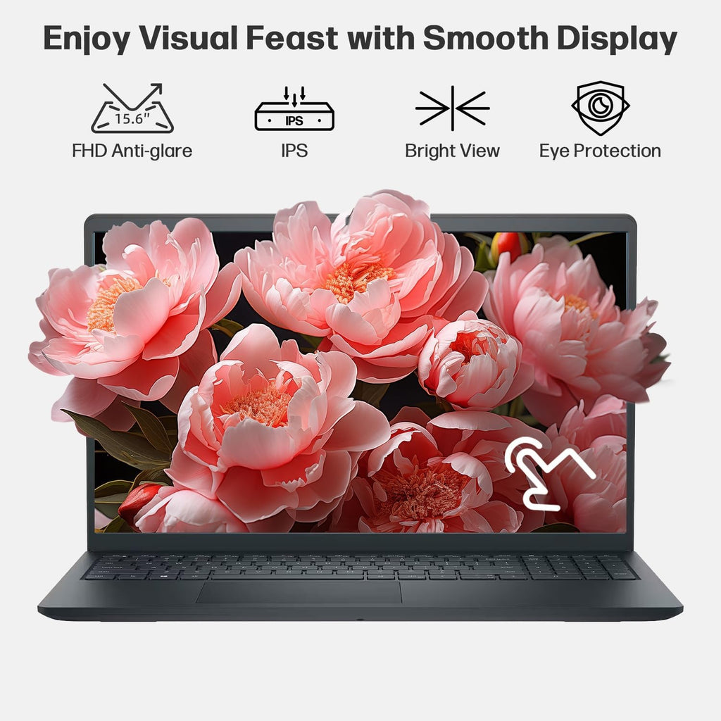 Dell Inspiron 15 Laptop Computer, 15.6'' FHD Anti-Glare Laptop Touchscreen, Lifetime MS Office Windows 11 Pro+Copilot AI, 13th Intel Core i5-1334U, 32GB RAM 1TB, WiFi 6, w/Mytrix Accessory