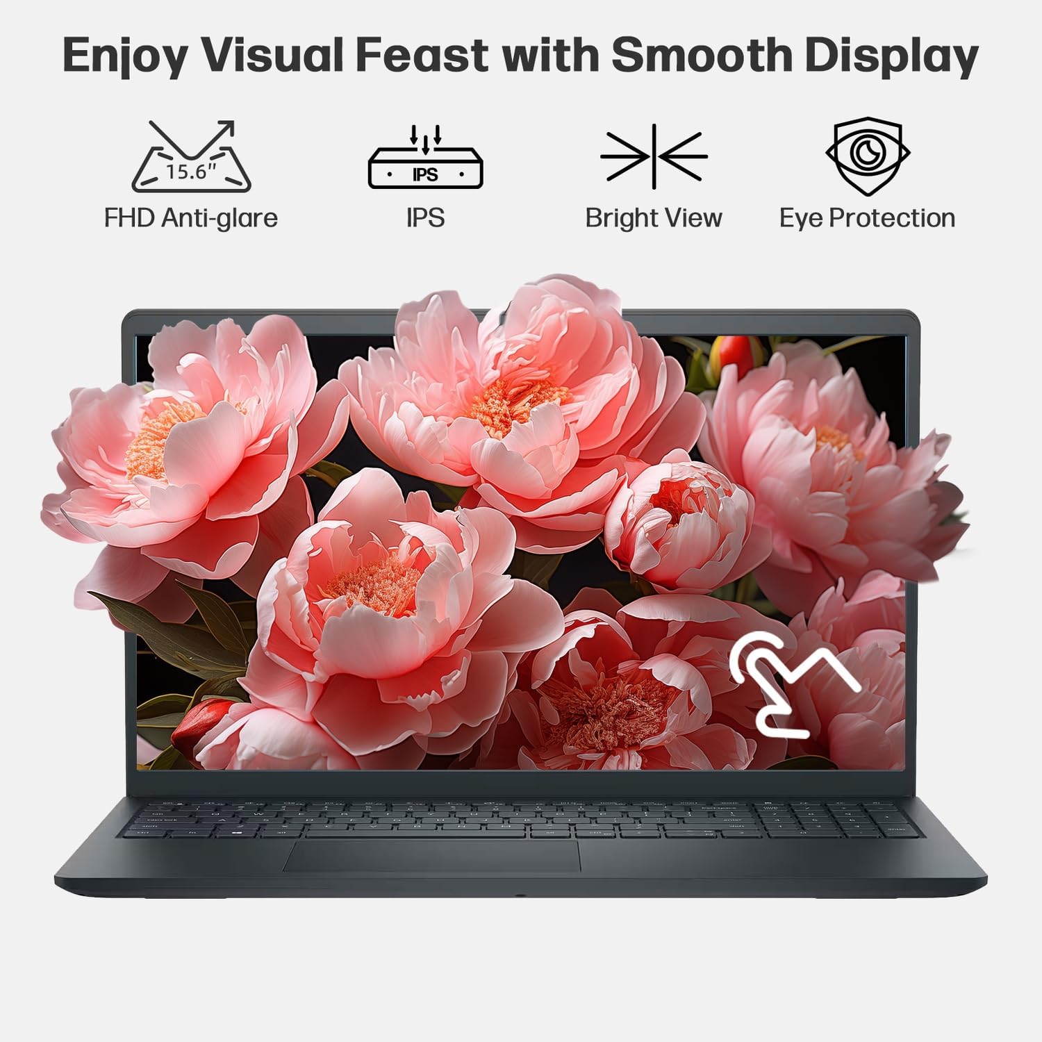 Dell Inspiron 15 Laptop Computer, 15.6'' FHD Anti-Glare Laptop Touchscreen, Lifetime MS Office Windows 11 Pro+Copilot AI, 13th Intel Core i5-1334U, 32GB RAM 1TB, WiFi 6, w/Mytrix Accessory
