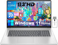 HP 2025 17 inch Business Laptop, 17.3' HD+ Touchscreen, Intel Core i5-1334U, Intel Graphics, 32GB RAM 1TB SSD, Numeric Keypad, Wi-Fi 6, HDMI, Fingerprint Reader, Windows 11 Home, Silver, w/Accessory