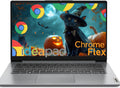 Lenovo IdeaPad 14 Inch HD Chromebook Laptop | Intel Dual-Core CPU | 8GB RAM, 128GB Storage | 11HR Battery | Dolby Audio | ChromeOS Flex, Designed Purely for School & Work, Game App Not Allowed