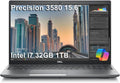 Dell Precision 3580 Mobile Workstation Laptop (15.6' FHD, Intel 10-Core i7-1355U vPro, 32GB RAM, 1TB SSD) for Business, Engineer, 2x Thunderbolt 4, Backlit, 1080p IR Webcam, Ethernet, Win 11 Pro