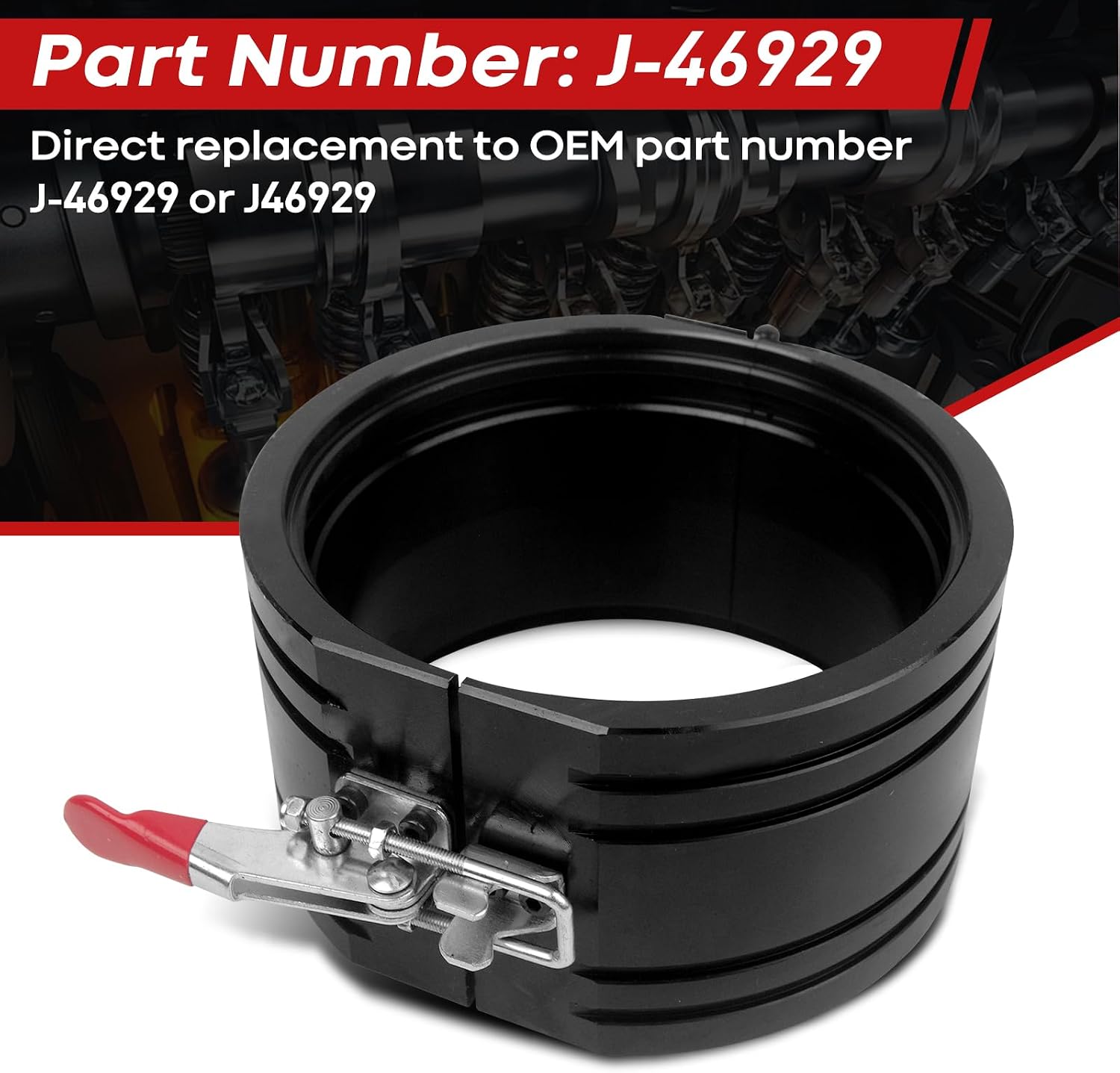 Detroit Diesel 60 Series 14L EGR Piston Ring Compressor Installer Tool J-46929