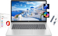 HP 2025 17.3' HD+ Laptop, with Free Lifetime Microsoft Office 2024, Intel Core i5-1334U, 12GB RAM, 512GB SSD, Intel Iris Xe Graphics, Windows 11 Pro, Natural Silver, with USB Hub