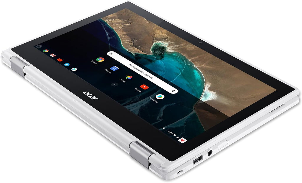 acer Chromebook R 11 Convertible, 11.6-Inch HD Touch, Intel Celeron N3150, 4GB DDR3L, 32GB, CB5-132T-C1LK, Denim White