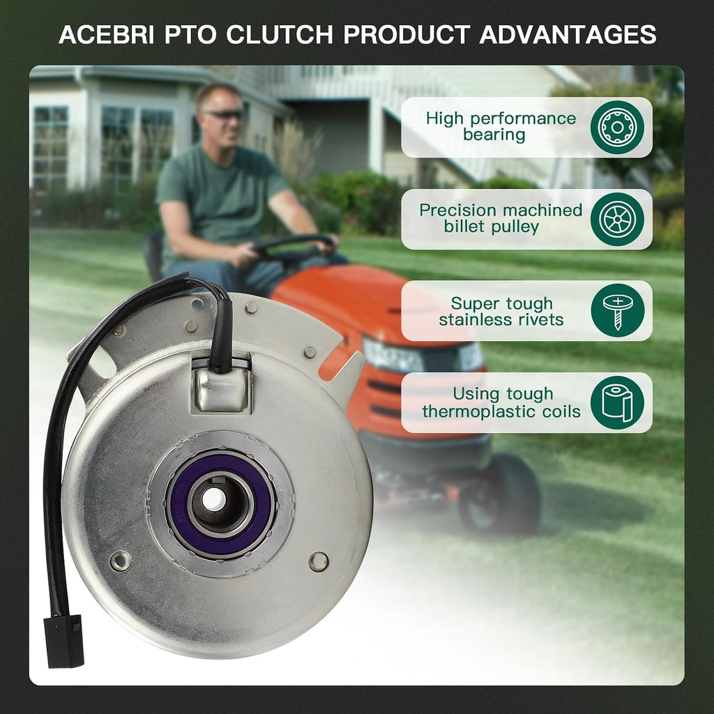 ACEBRI electric clutch for Exmark for Toro: 110-6766,103-9950,for Toro: SS5000 SS5060 ZS5000 clutch, for Warner: 5219-81,5219-3,5219-34 pto clutch