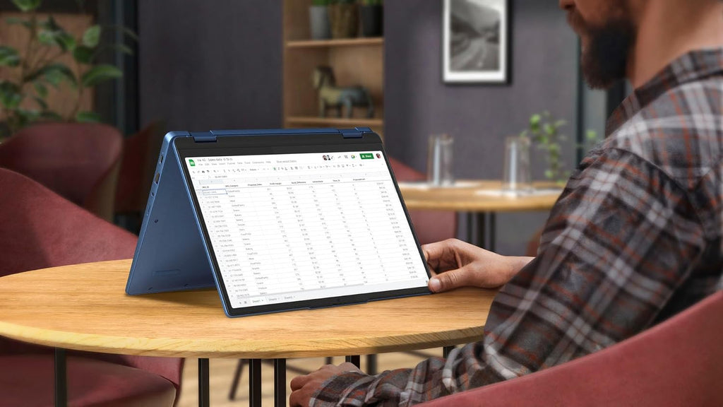 Lenovo IdeaPad Flex 3i Chromebook 2-in-1 Laptop (12.2' FHD+ Touchscreen, Intel N100, 4GB DDR5, 192GB Storage (64GB eMMC + 128GB SD Card)) for Home & Student, Long Battery Life, NFC, Chrome OS, Blue