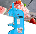 Large Capacity Ice Shaver Machine,Adjustable Thickness by Knobs,Automatic Snowflake Ice Maker,2400G Ice Bucket with Lid,Blue