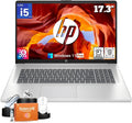 HP 17 inch Laptop, Intel 10-Core i5-1334U, 17.3' HD+ Anti-Glare Display, 32GB RAM, 1TB SSD, Backlit Keyboard, Fingerprint Reader, Windows 11 Pro, Wi-Fi 6, for Business Student, REDRAGON Accessories