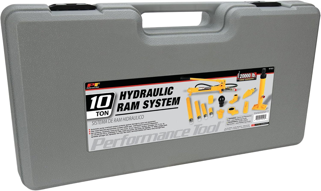 Performance Tool W1651 Hydraulic Collision Repair Kit for Vehicle Service Professionals