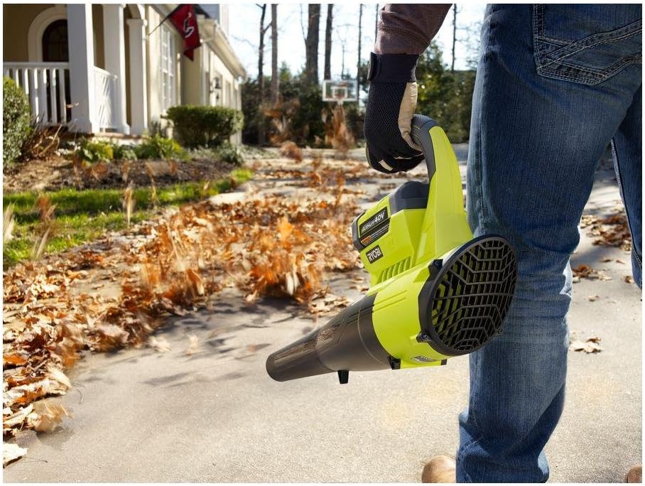 Ryobi RY40402A 155 mph 300 CFM 40-Volt Lithium-ion Cordless Jet Fan Blower (TOOL ONLY- Battery and Charger NOT included)