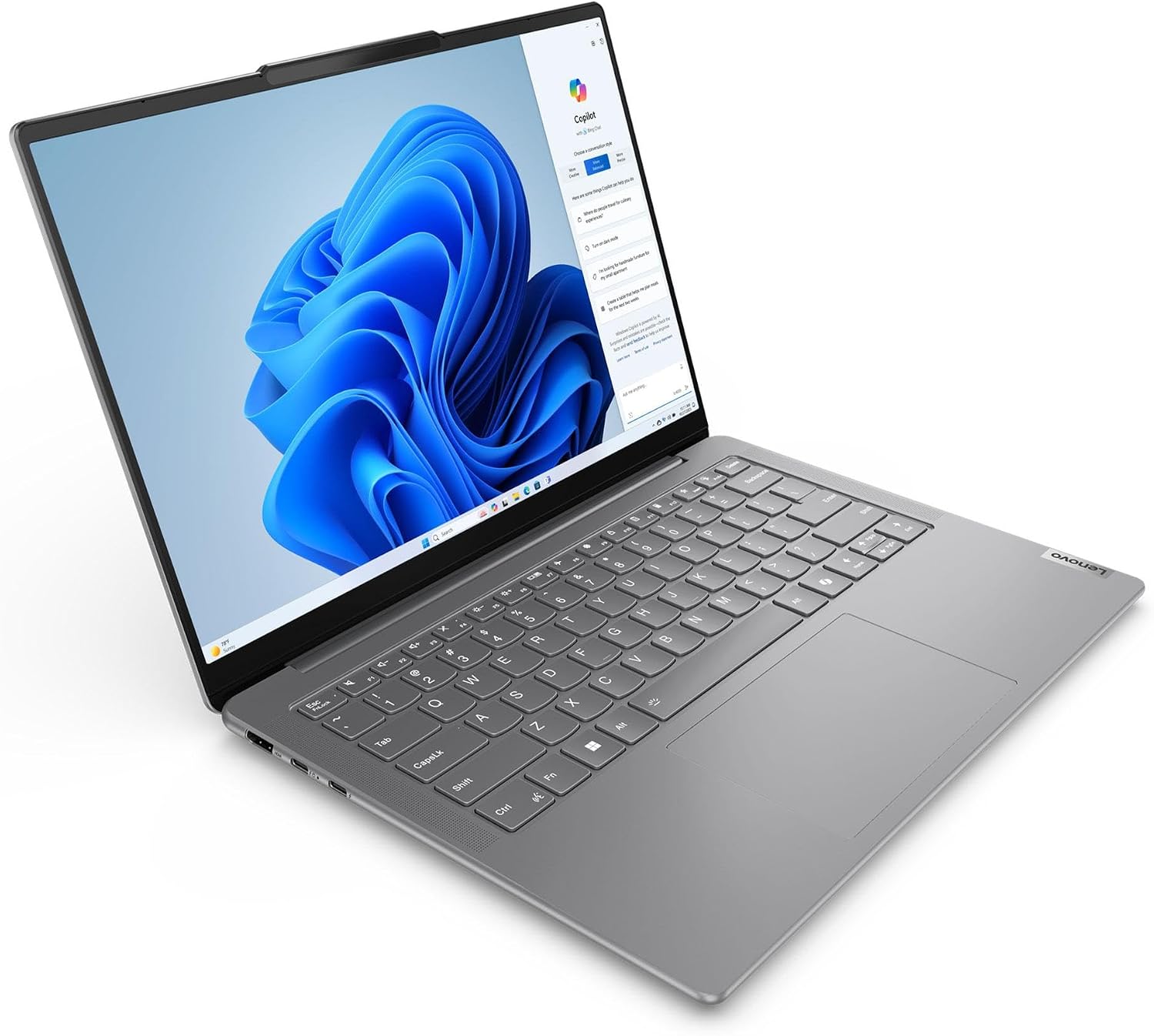 Lenovo Slim 7 Personal Laptop, 2025, 14' 1920 x 1200 Touch OLED, Intel-16 Core Ultra 7 155H, 16GB LPDDR5, 1TB SSD, Win10 Home, Backlit KB, Wi-Fi 6E, BT 5.3, Thunderbolt 4, 1080p IR Camera, Luna Grey