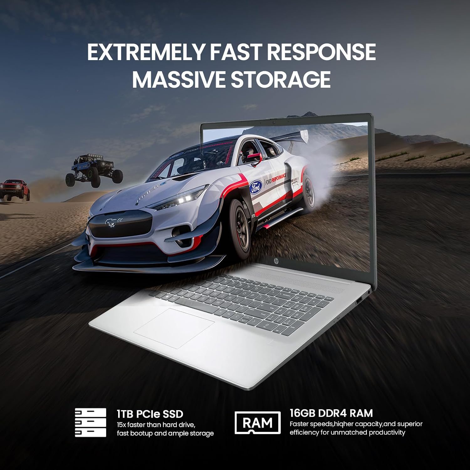 2026 HP 17 Inch Laptop Touchscreen Computer, 17.3' HD+ Touch Screen Business Laptop PC, 13th Gen Intel Core i7, Windows 11 Pro | Backlit Keyboard 10-Key | Fingerprint | Type-C | 32GB RAM 1TB SSD
