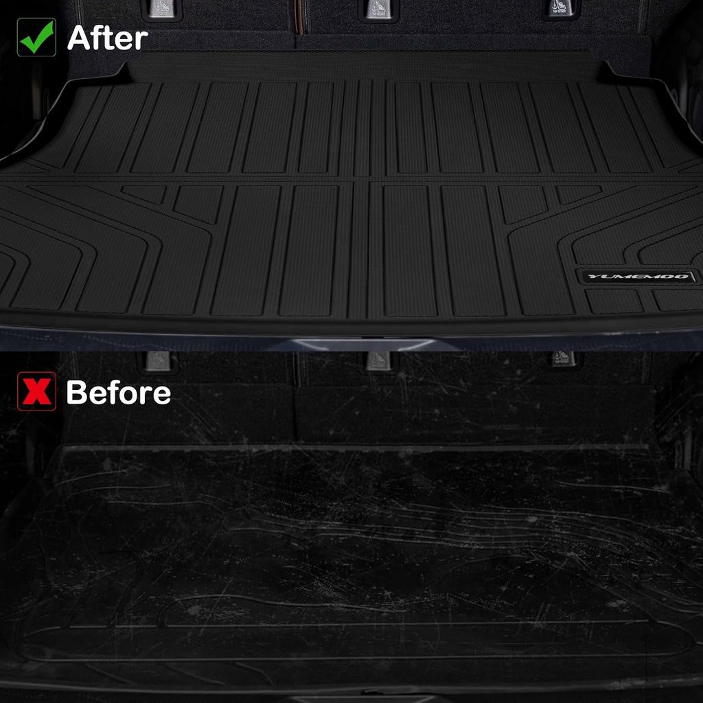 Floor Mats for 2015-2019 Hyundai Sonata & Kia Optima 2016-2019 Upgrade Trunk Mat All Weather TPE Floor Liners Fit for 2019 Sonata 1st & 2nd Row and Cargo Liner Anti-Slip Full Set Car Mats