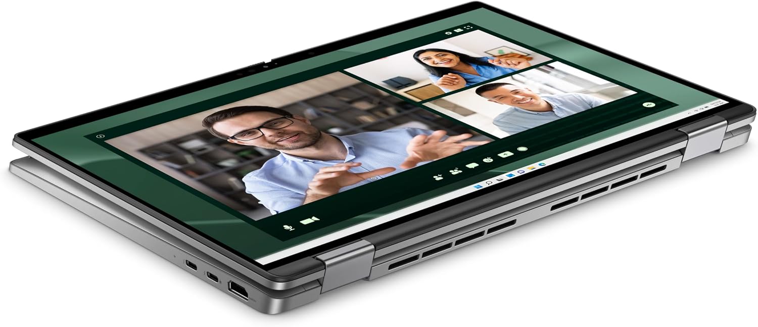 Dell Latitude 7450 2-in-1 Business Laptop, 2025, 14' 1920 x 1200 Touch IPS, Intel-12 Core Ultra 7 165U vPro, 16GB LPDDR5, 512GB SSD, Win11 Pro, Backlit KB, Wi-Fi, BT 5.4, 1080p IR Camera, Titan Gray