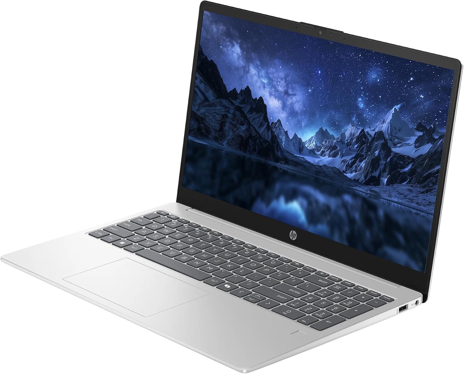 HP 15.6' Business Laptop Computer, Intel Core i5-1334U 10-Core (Up to 4.6Ghz), 16GB RAM 512GB SSD, Fingerprint Reader, Backlit Keyboard, Windows 11, Numeric Keypad, SageNova Earphones, Silver