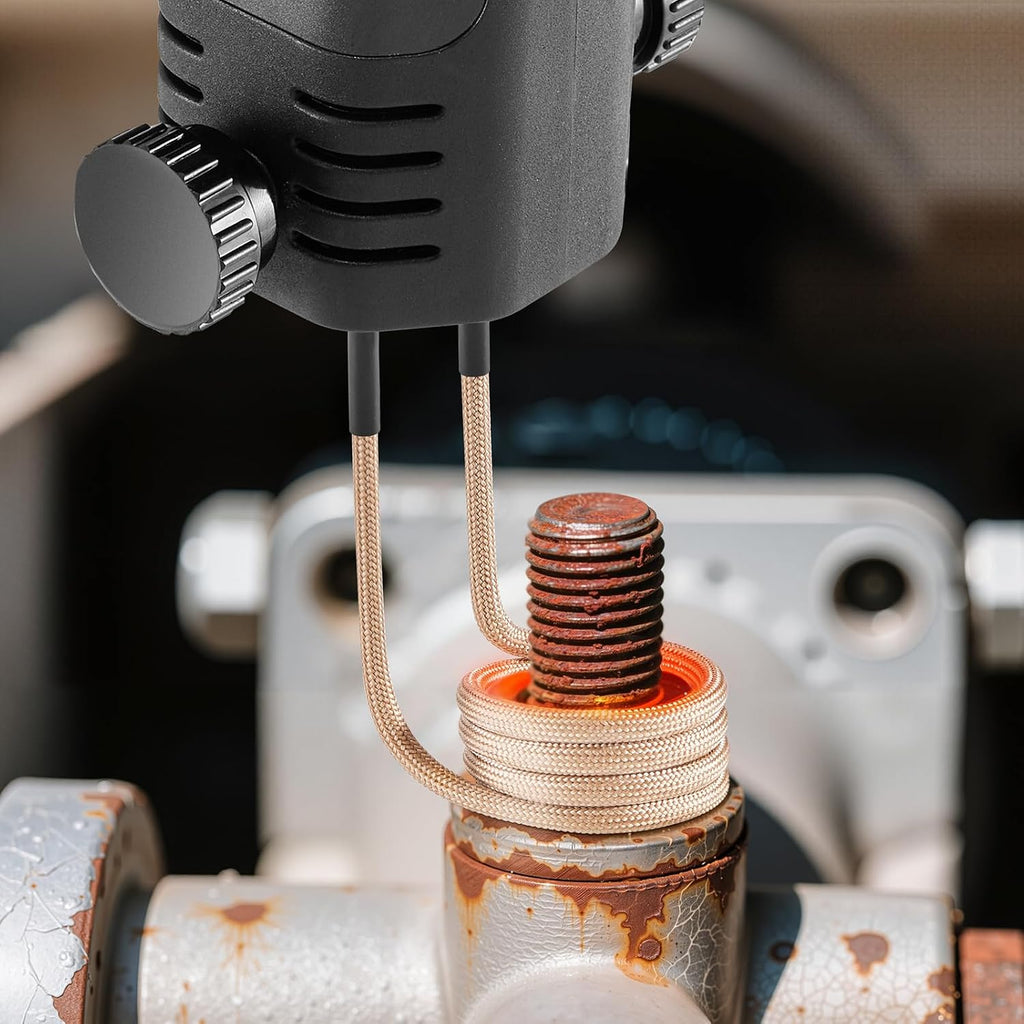 VEVOR Induction Heater Bolt Removal, 1100W 110V Magnetic Induction Heater Kit, Handheld Nut Buster Tool, Mini Heating Machine for Rusty Screw Removing, Car Garage Repairing Tools with 8 Coil and Box