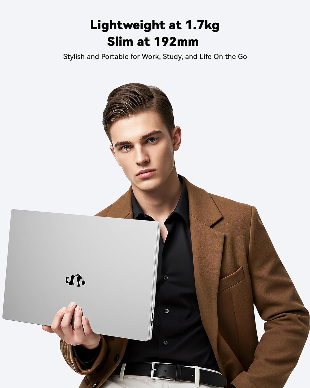 NIMO 15.6'' IPS FHD-Laptop, 8GB RAM 256GB SSD AMD Ryzen 5(Beat i5-1135G7, 4 Cores Up to 3.7GHz) Student Computer with 2 Years Warranty, 65W Type-C, Fingerprint, Backlit Keyboard, BT5.2, Numpad