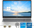 HP 15.6 inch Touch-Screen Laptop, Intel i3 Processor Up to 4.4 GHz, 16GB RAM, 1TB SSD, Intel UHD Graphics, Windows 11 Home, Webcam, Wi-Fi, Bluetooth, Natural Silver, Alpacatec Accessory