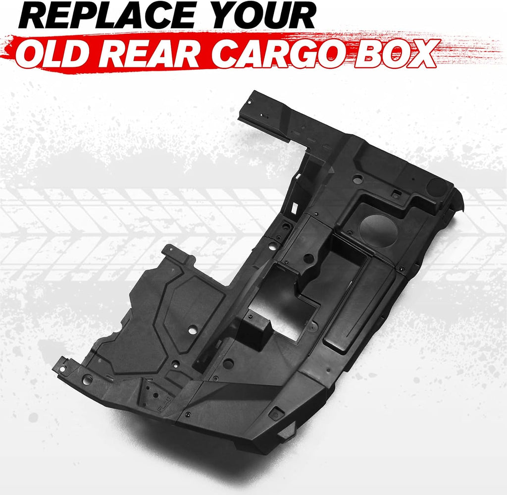 A & UTV PRO Right Side Rear Box Section for 2014-2023 Polaris RZR XP 1000/4 1000/Turbo - Combined Trunk Bed Storage Carrier Luggage Accessories, Replace OEM 5454270, RH, Black