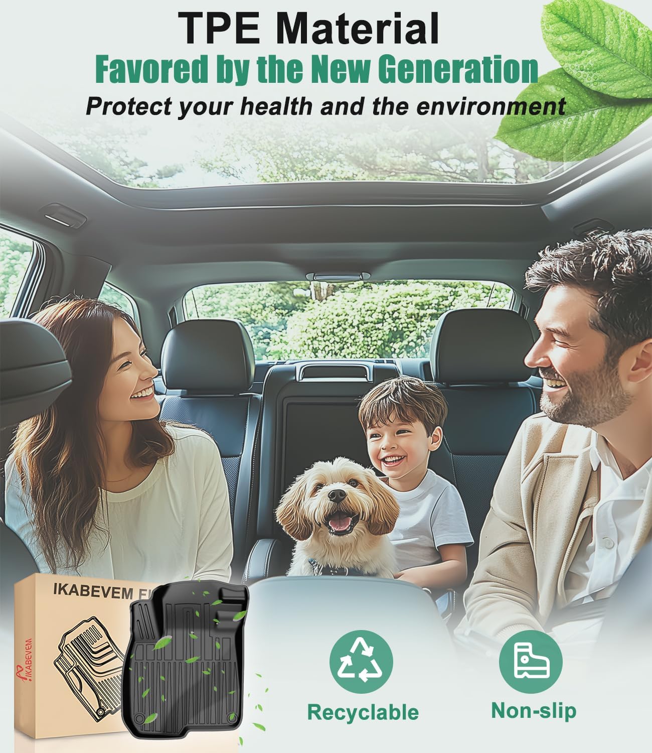 Original 2020-2022 CR-V Hybrid Floor Mats & Cargo Liner for Honda CRV Hybrid - Custom Fit TPE Floor Mats with Trunk Mat - All Weather Rubber Car Mats for Honda CR-V Hybrid 2020-2022