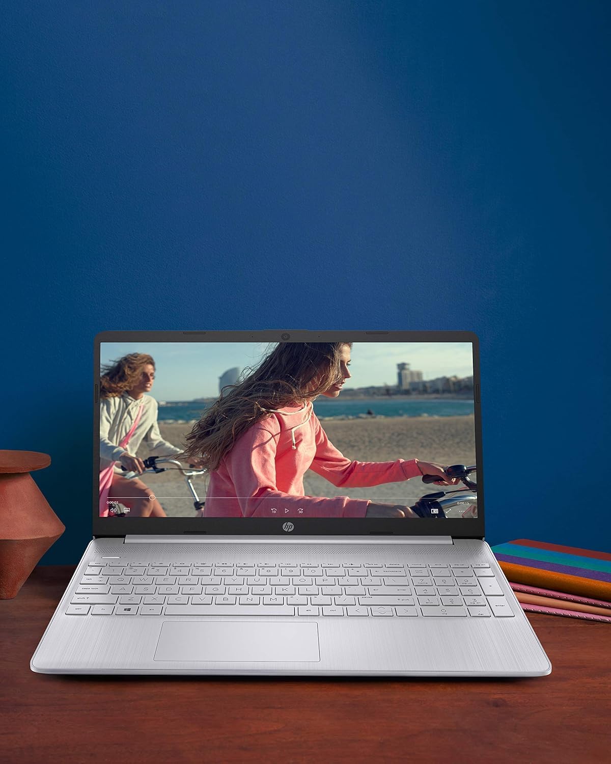 HP 15.6 Inch Student Laptop | Intel Pentium Silver, Quad-Core Processor | 16GB RAM, 512GB SSD | Windows 11 | Thin and Light | 11 HR Battery | Natural Silver | True Vision Cam | Intel UHD Graphics
