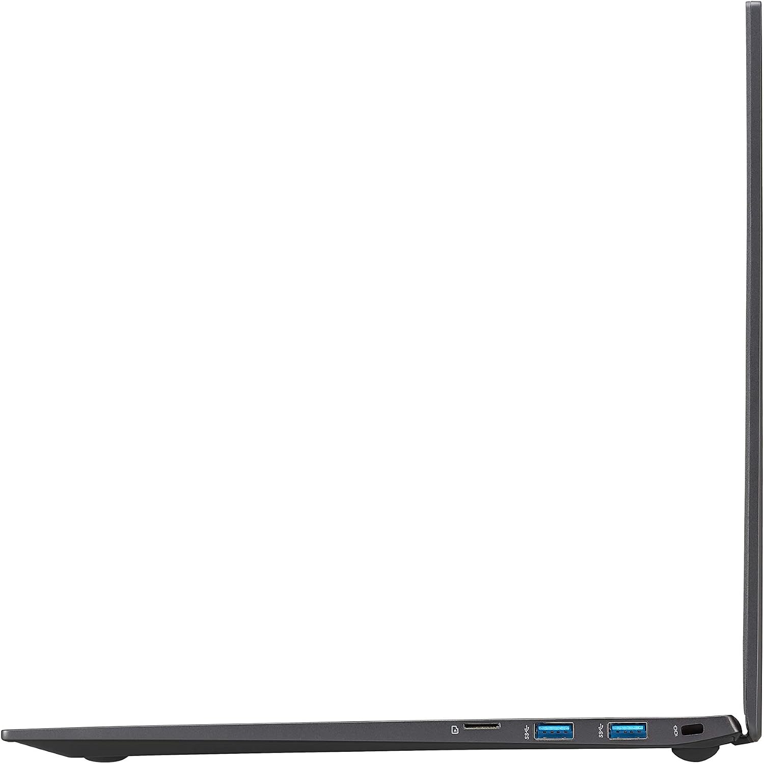 LG gram 16Z90P Laptop 16' Ultra-Lightweight, (2560 x 1600), Intel Evo 11th gen CORE i7, 16GB RAM, 256GB SSD, Windows 11 Home, 22 Hour Battery, Alexa Built-in, 2X USB-C, HDMI, USB-A - Black