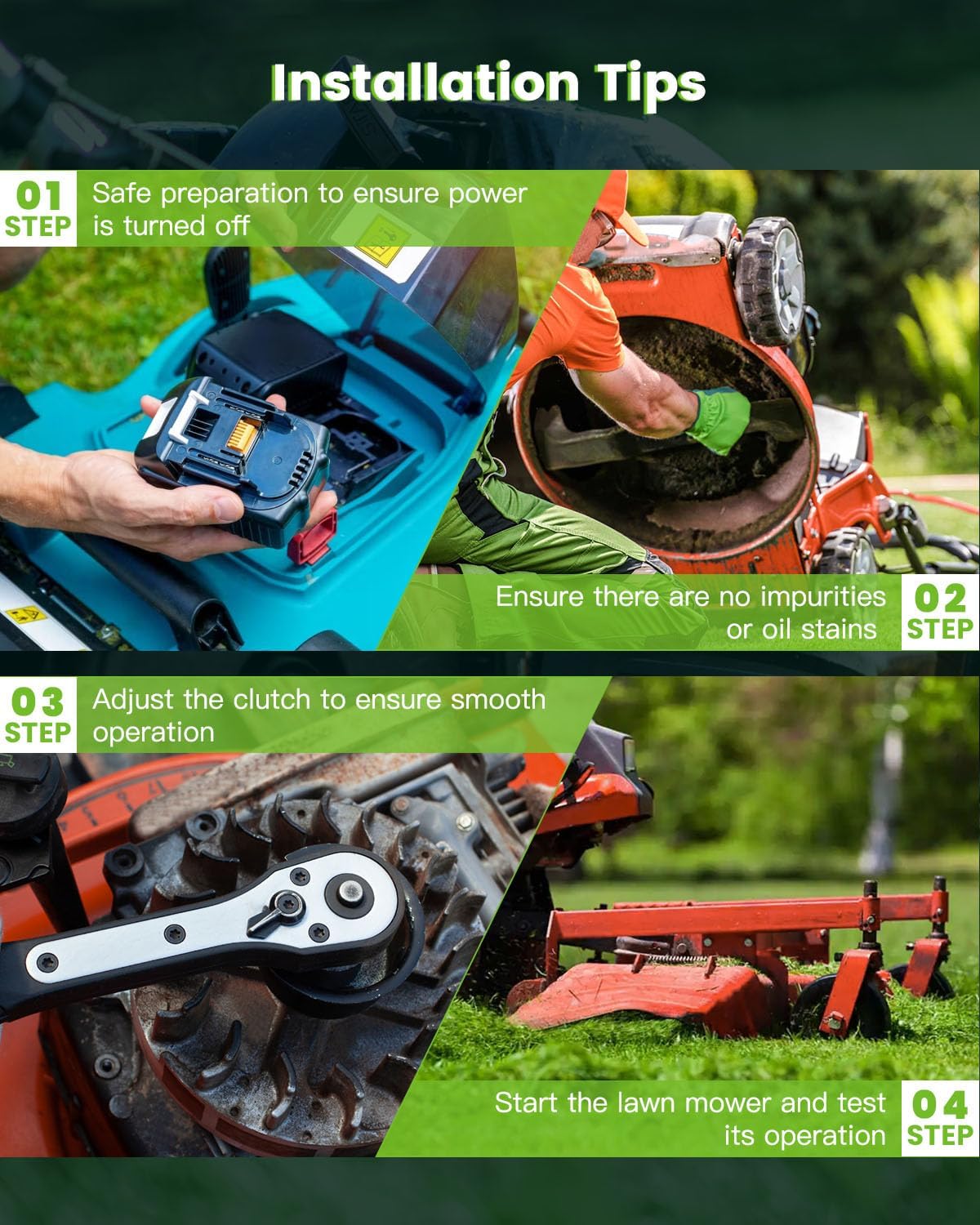 SCITOO New Electric Lawnmower, PTO Clutch Fit for Snapper Pro/Snapper/for Simplicity/for Sears Craftsman/for McCulloch/for Massey Ferguson/for Ferris/for Stens/for Warner 5100084