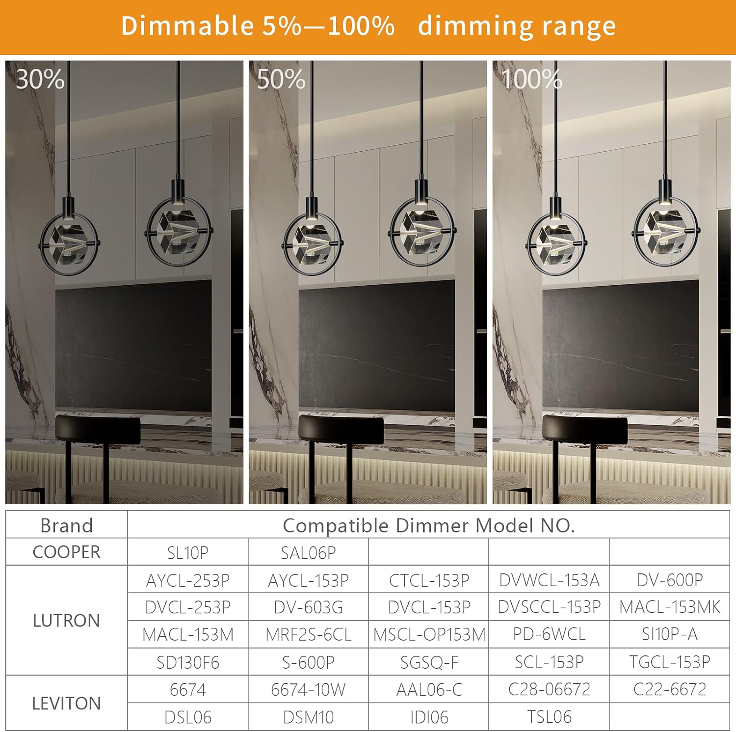 Modern Crystal Pendant Light in Black Mini Dimmable Integrated LED Light Fixtures Metal Rod Ceiling Black Chandelier for Kitchen Island Bedroom Dining Room Bar(1-Lights)