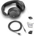 Poly Voyager Surround 80 USB-C & Bluetooth Headset With Active Noise Cancellation (ANC), Boomless Microphone, Open Office Certified, Multi-Device Support for Cellphones, PC/Mac, Includes Microfiber